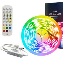 LED Light Strip Kit 12V SMD5050 BT& IR Controller 24-key Remote IP65 Waterproof 32.8ft 300LED led strip  light